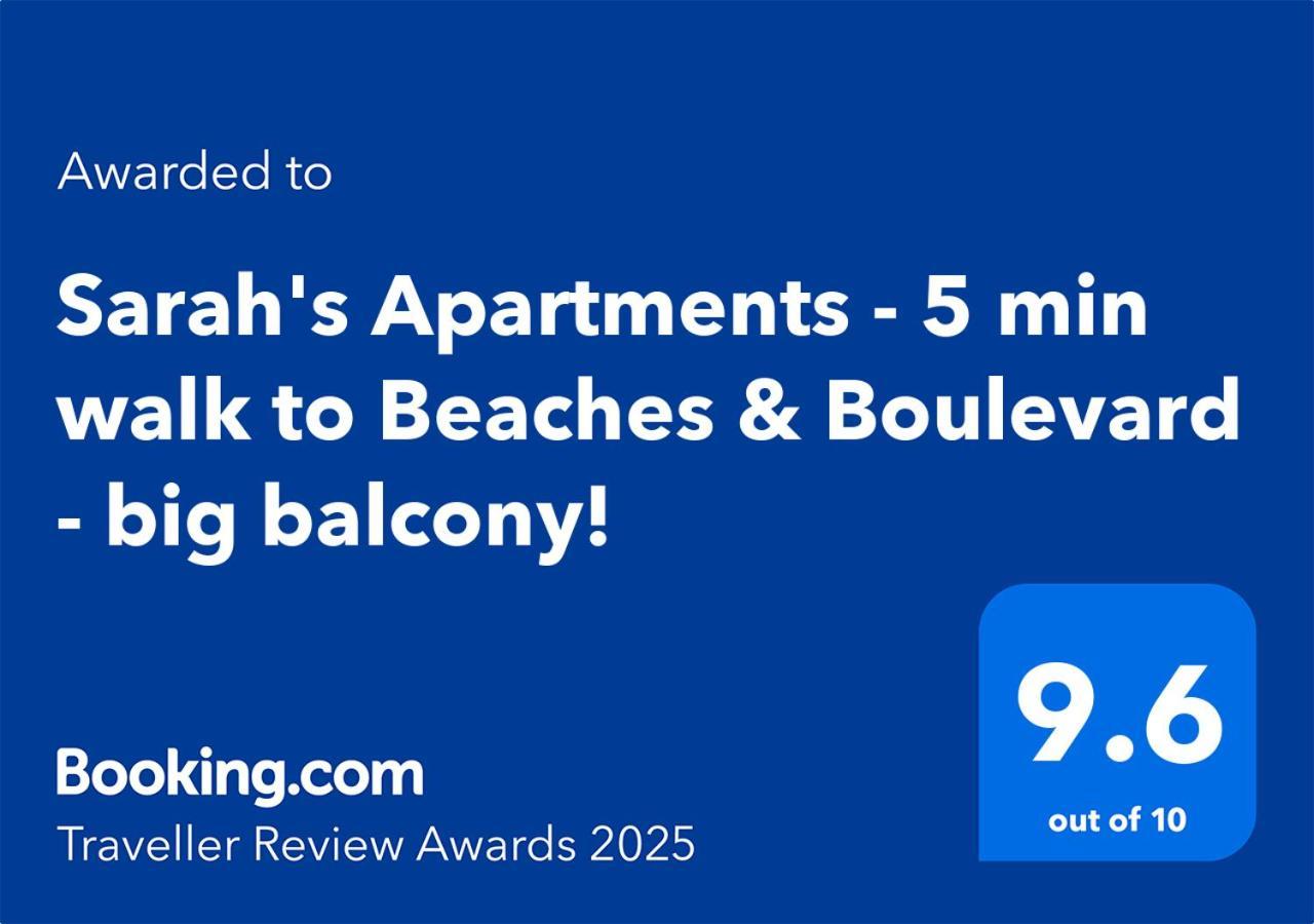 Sarah'S Apartments - 5 Min Walk To Beaches & Boulevard - Big Balcony! Sarandë Eksteriør billede